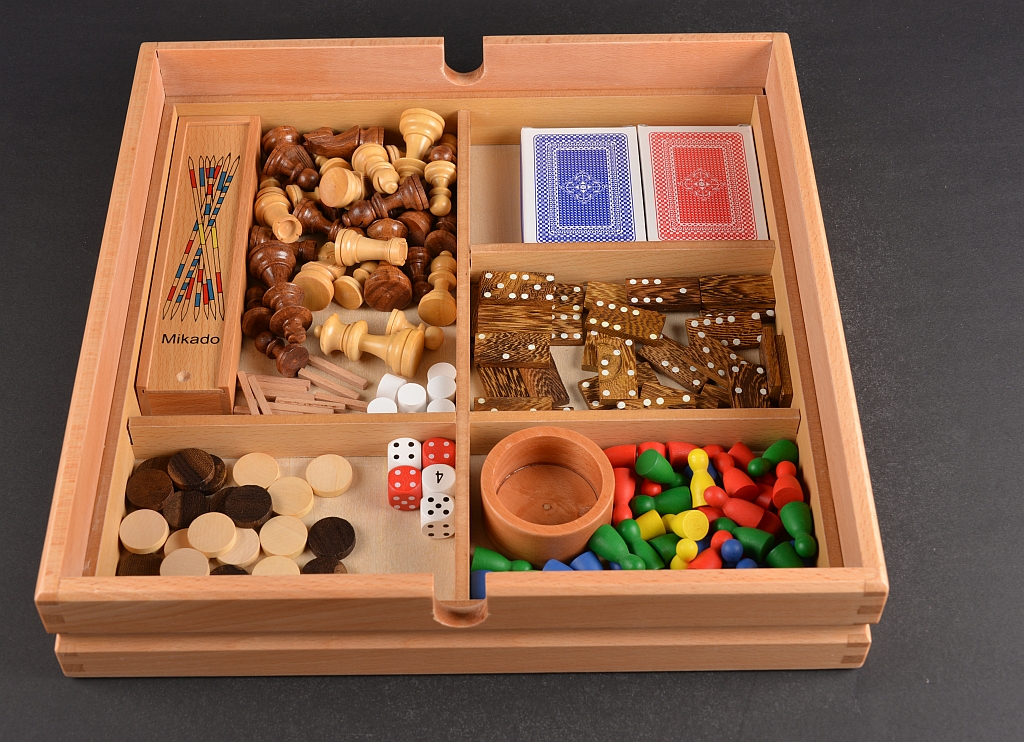 Spielesammlung Holz Premium top50spiele-de